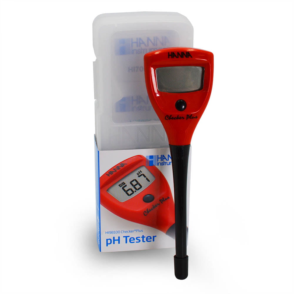 Hanna Inst ruments HI-98103 pH Tester with pH Electrode and Batteries, pH 0.00 to 14.00, -0.2 pH Accuracy, 0.01 pH Resolution